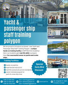 Yacht & passenger ship staff training polygon letak Yacht & passenger ship staff training polygon letak